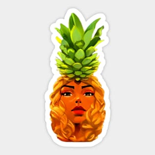 Chica Piña Sticker